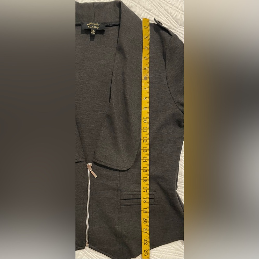 Essentials By Abs Dark Gray Jacket Coat - image 6